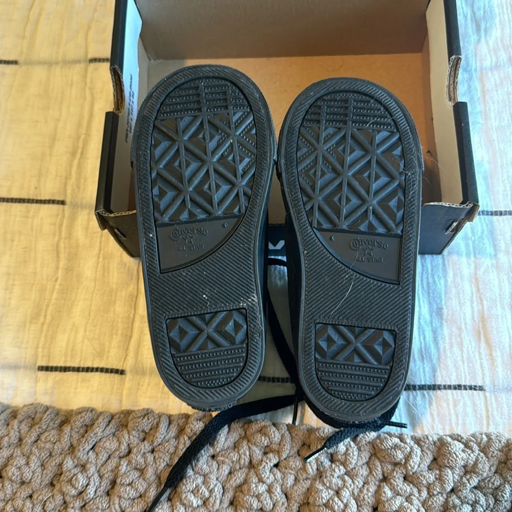 All black high top converse - Picture 2 of 3